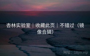 杏林实验室｜收藏此页｜不错过（镜像合辑）