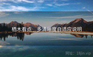 栖木看点 _ 多清晰度自适应说明