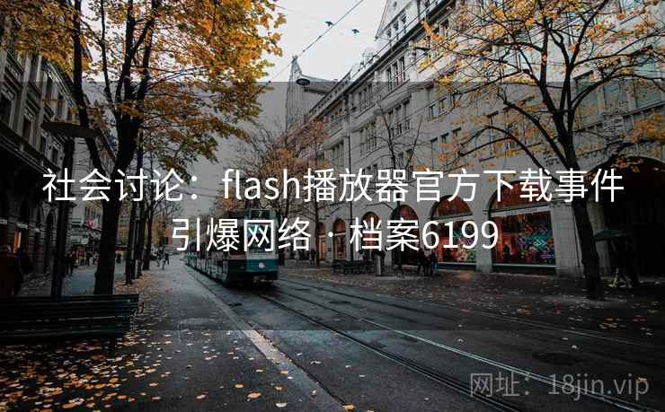 社会讨论：flash播放器官方下载事件引爆网络 · 档案6199